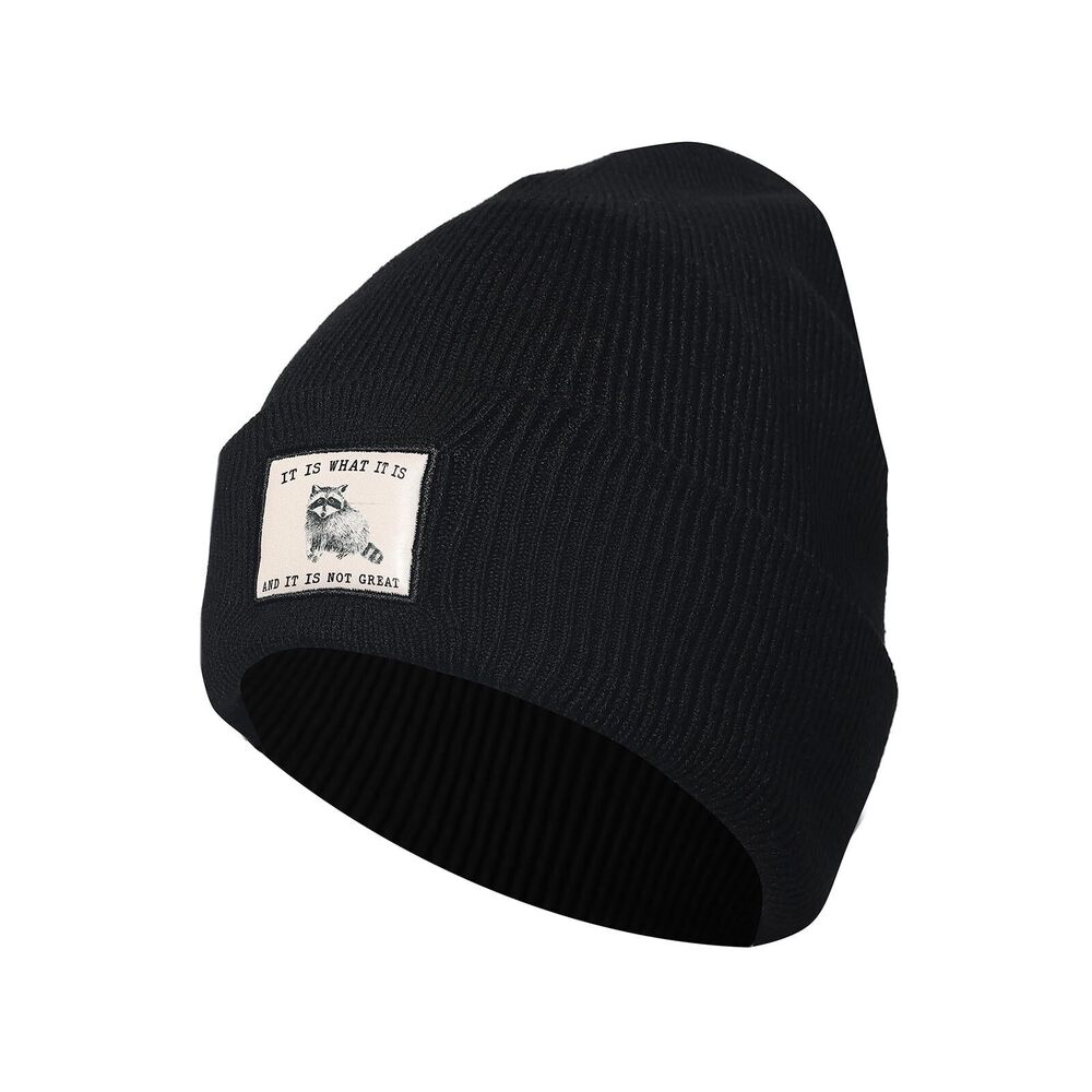 8966 Unisex Funny Y2K Embroidery Cuffed Knit Beanie Warm Fashion Winter Hat